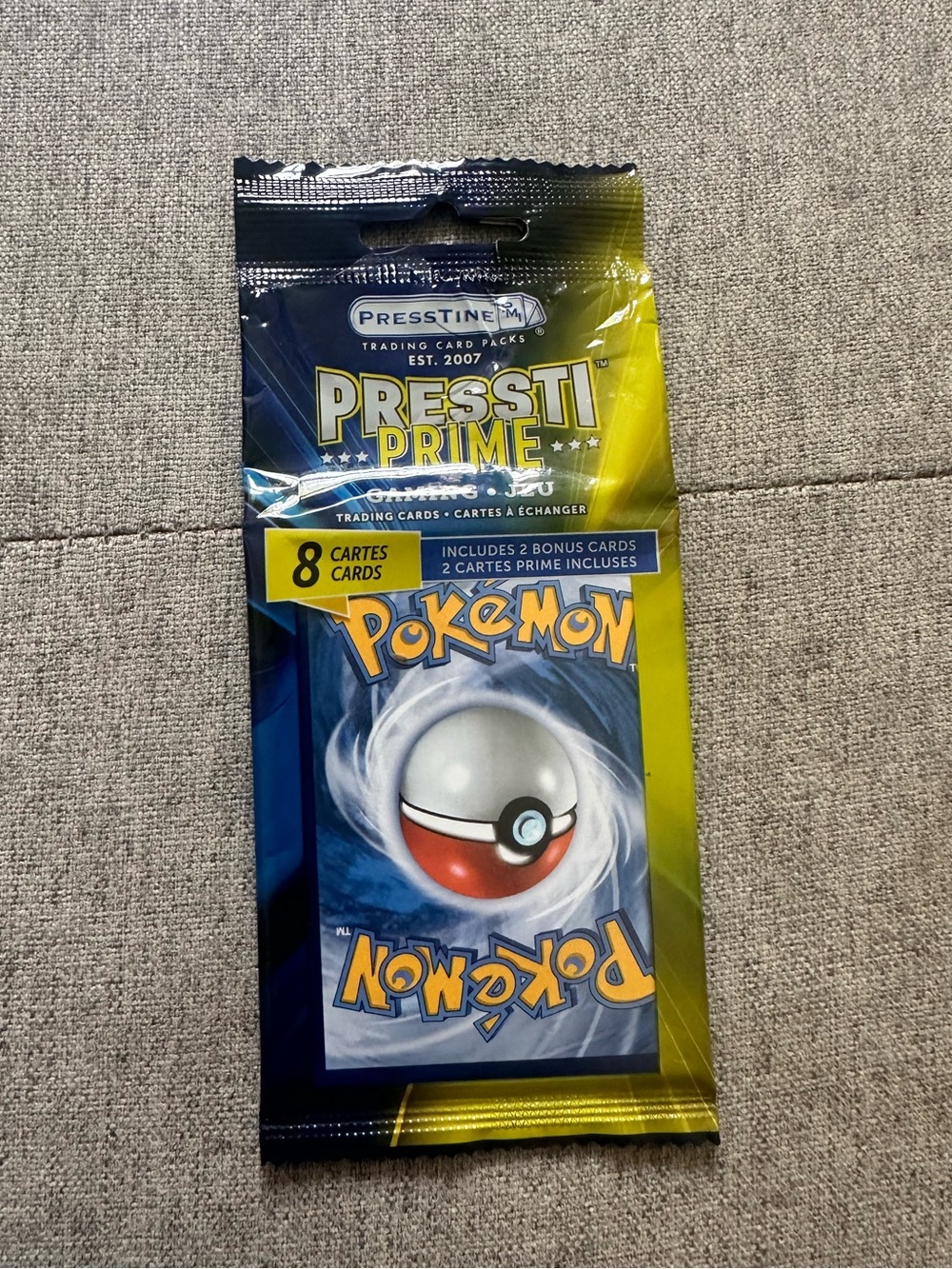 Pokemon TCG Pristine Prime Mystery Pack 8 Cards Open Package see pictures